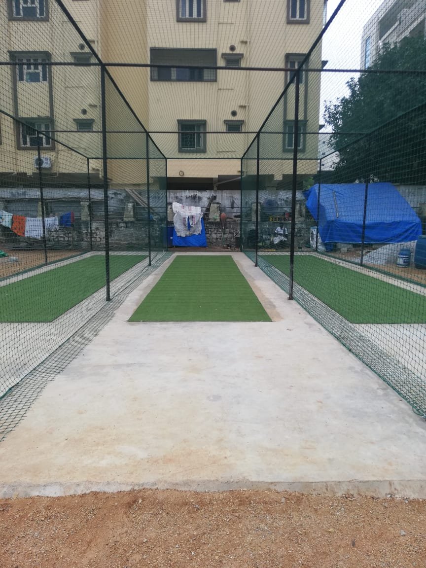Cricket Practice Net Installation
