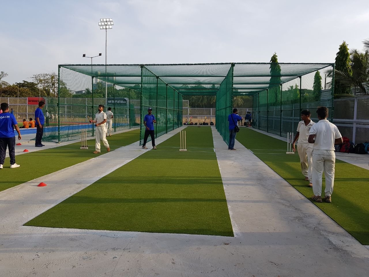 Cricket Practice Nets Installation