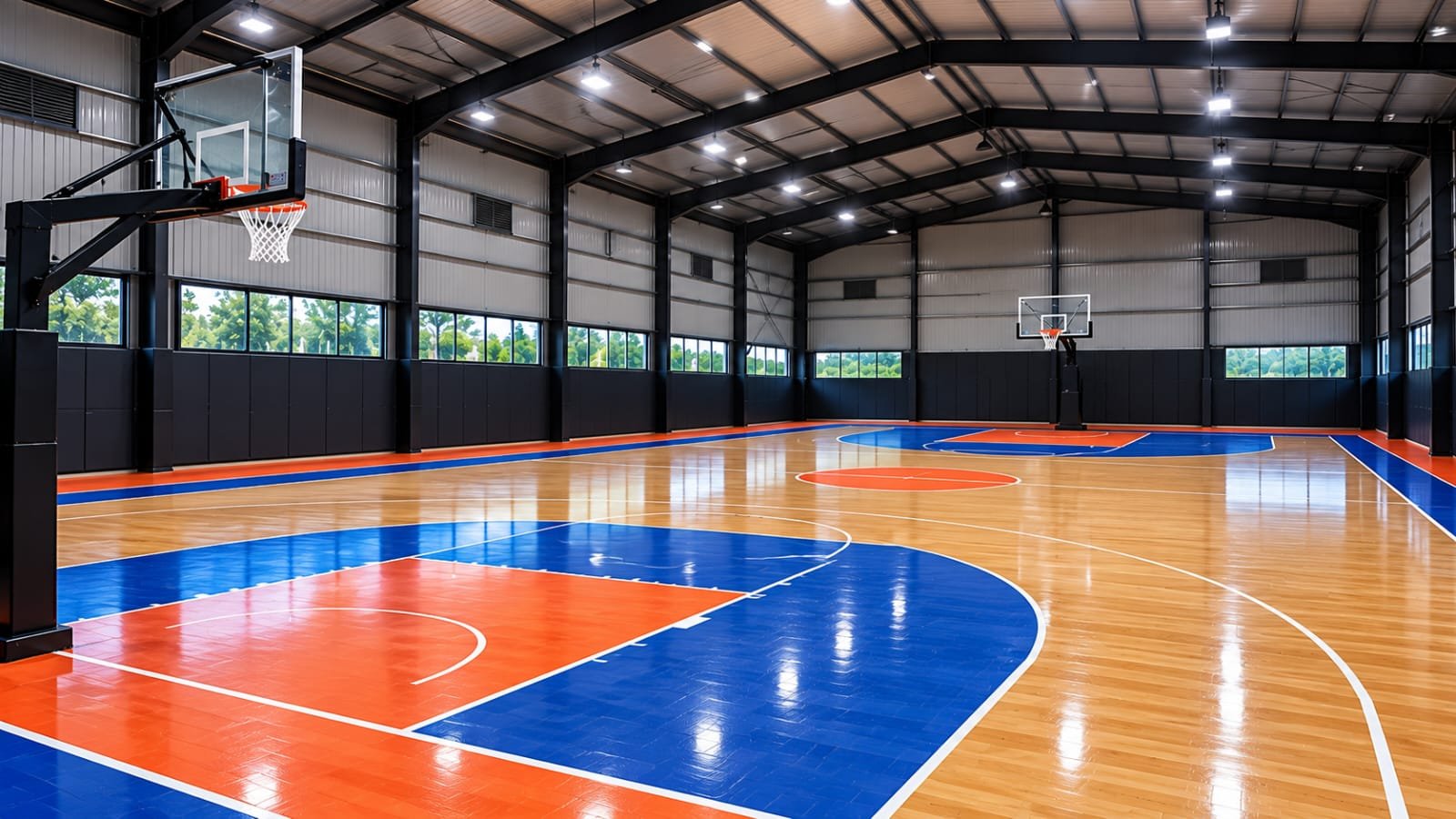 Basketball Court Construction